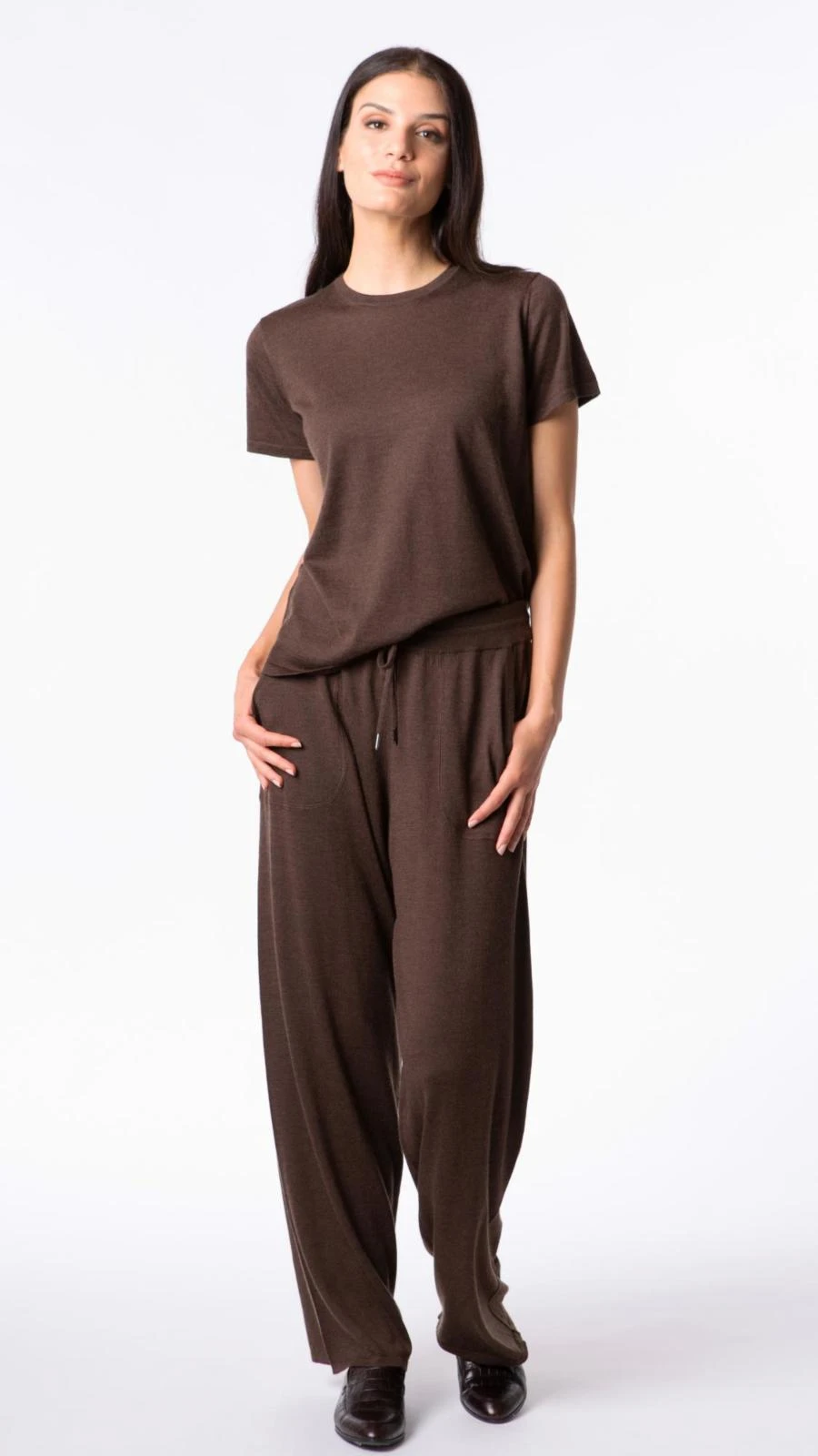 Cashmere/ Silk Pants With Pockets