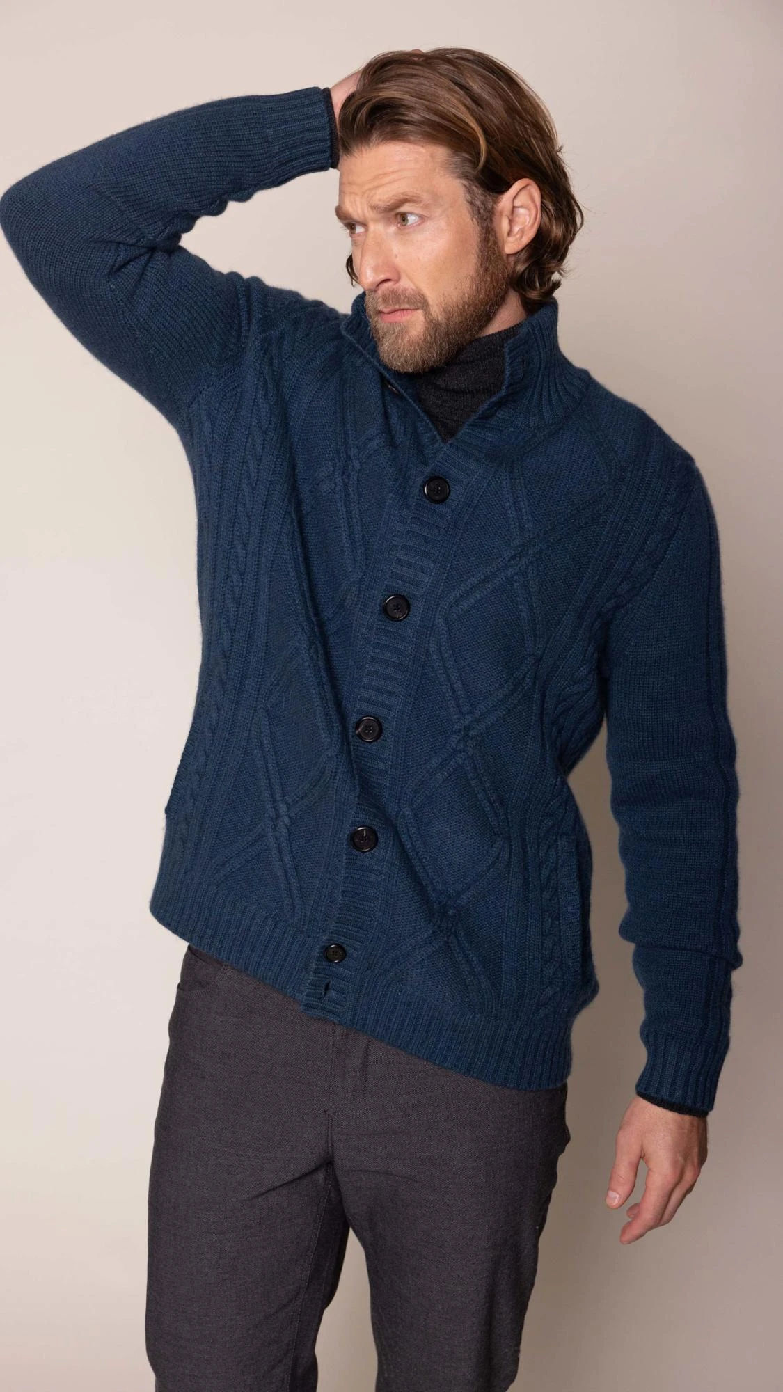 Chunky Cable Cardigan