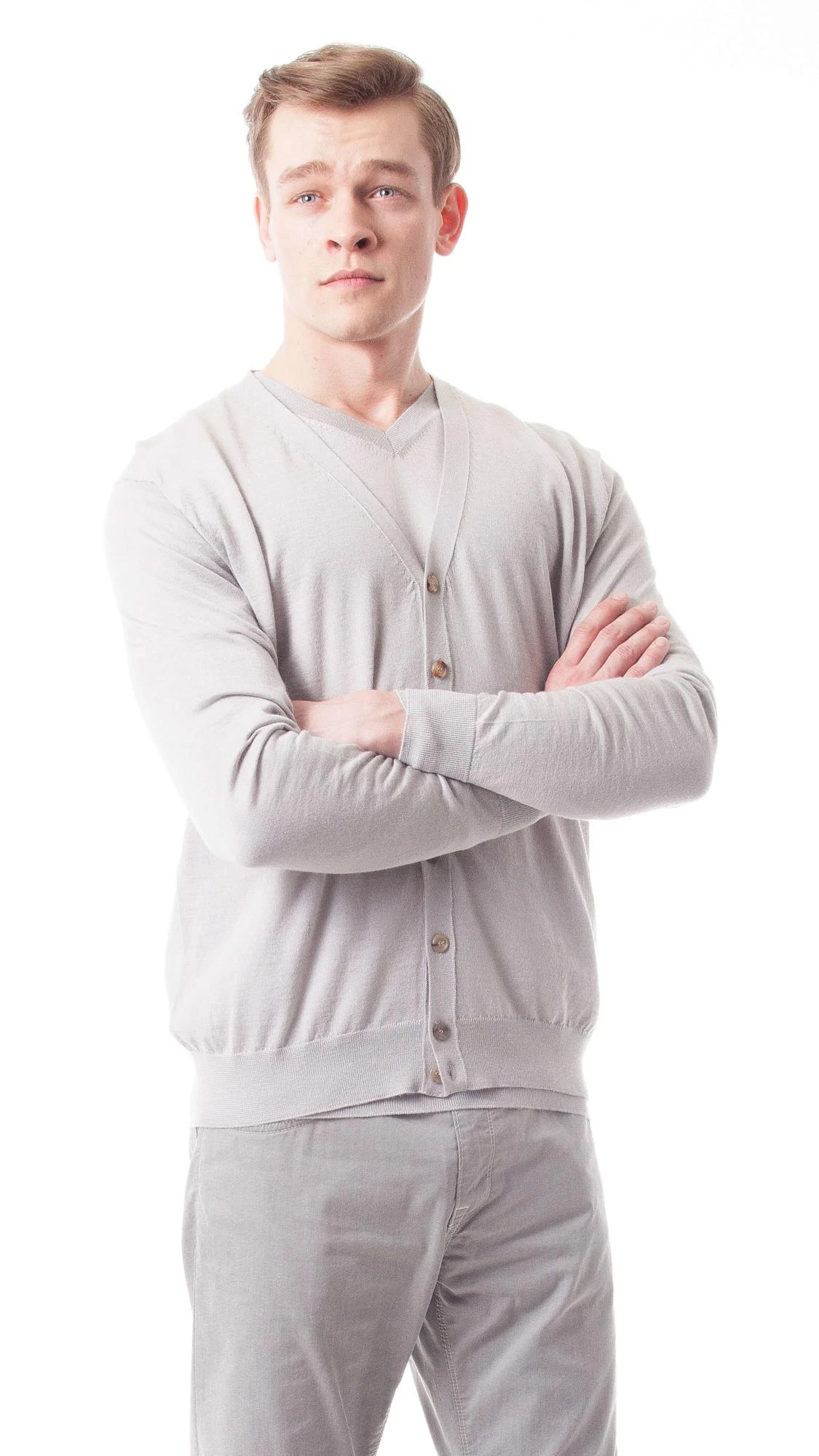 Classic cashmere cardigan shop