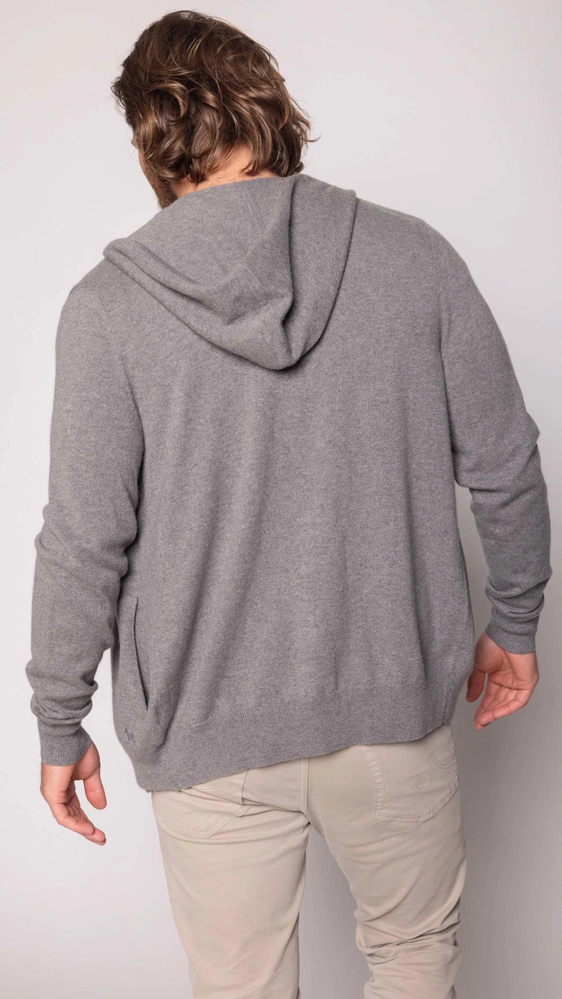 Black cardigan hoodie top
