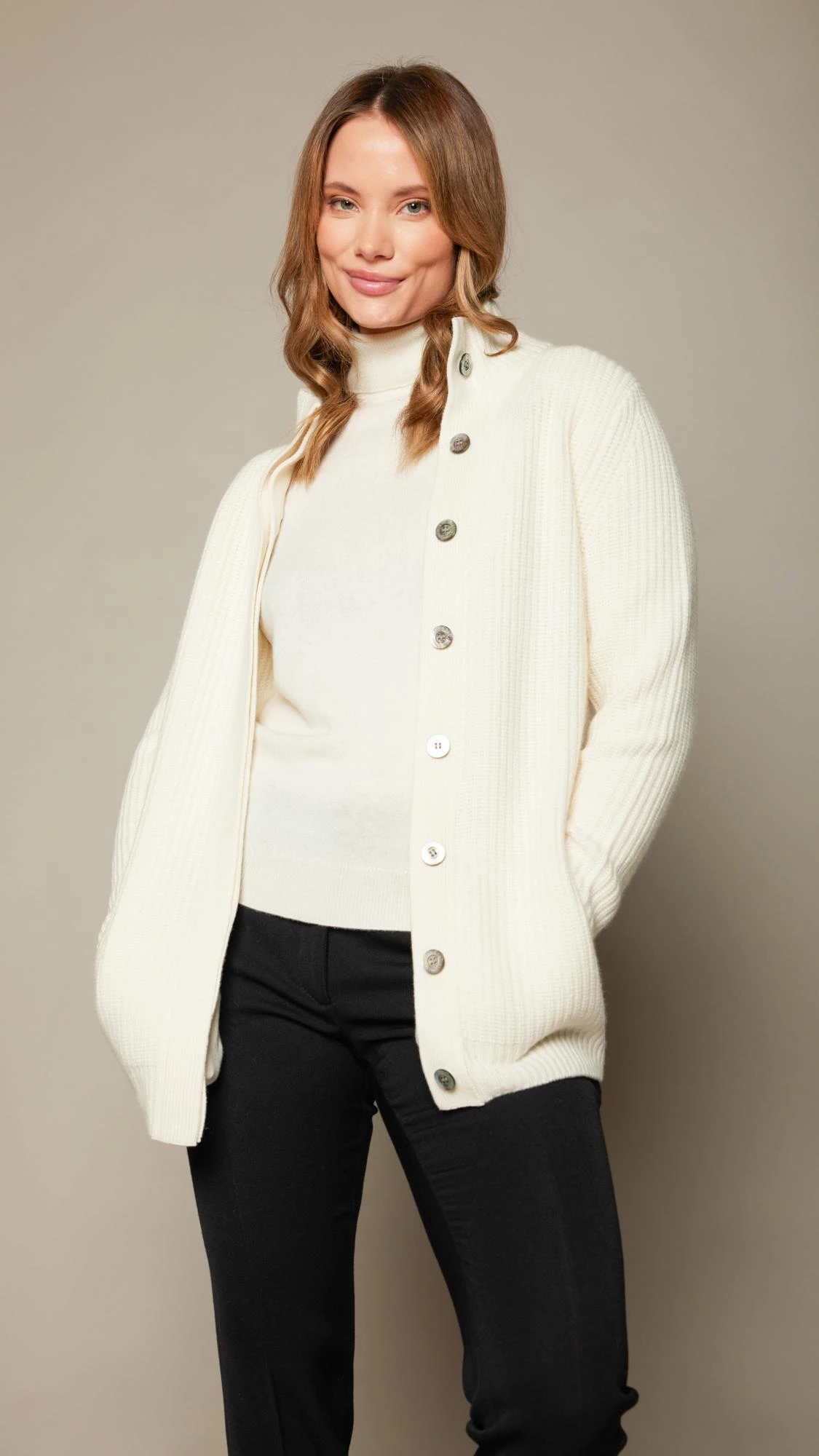Mock cardigan top top